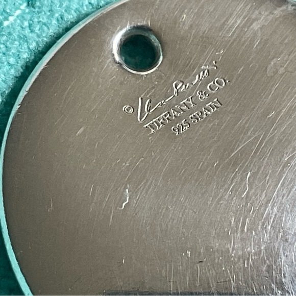 Authentic Tiffany Elsa Peretti Large Round pendant - Picture 6 of 13